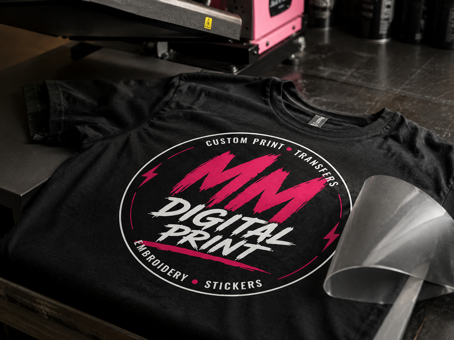 Custom DTF printed t-shirt by MM Digital Print